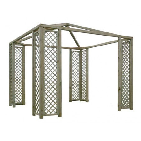 Gazebo Lasa Impregnato 3x3 metri