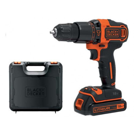 Trapano Black+Decker 18V Litio Bdchd18K