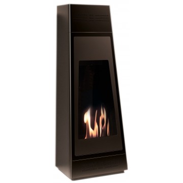 Floor Bio-Fireplace Tokyo 3000W Black Tecno Air System