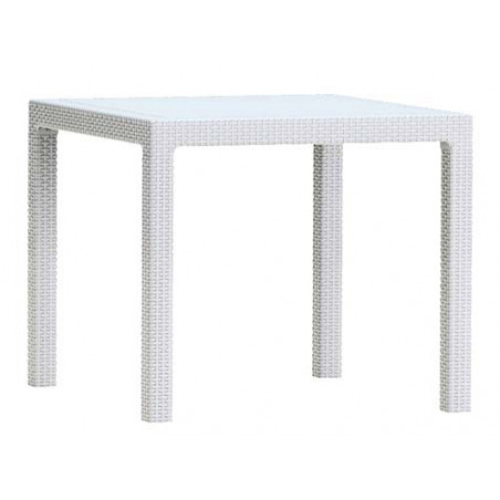 Tavolo Rattan Keter Quartet 95X95 Bianco