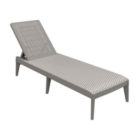 Lettino Rattan Numana Grigio -950