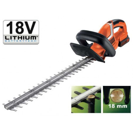 Tagliasiepi Black+Decker 18V Li Gtc 1845L20