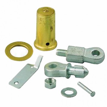 Brass-plated steel shutter lock mm 25 06302 Cisa