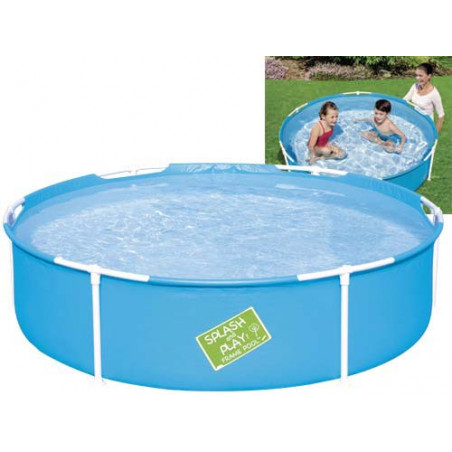 Piscina tonda con telaio di diametro 152 cm e altezza 38 cm -56283