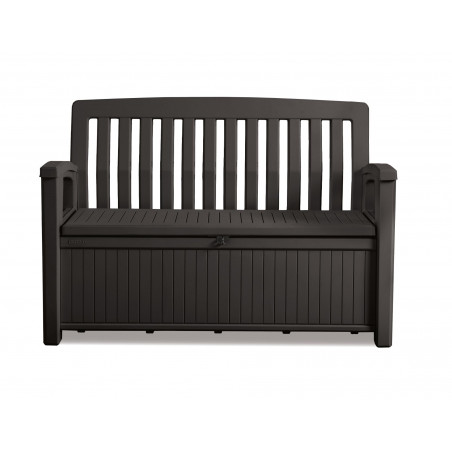 Cassapanca in Resina Patio Storage Bench Grafite Cm. 132,7X61,2X89H Keter