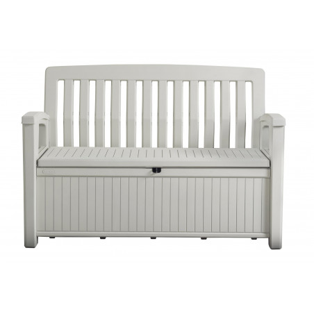 Cassapanca in Resina Patio Storage Bench Bianco Cm. 132,7X61,2X89H Keter