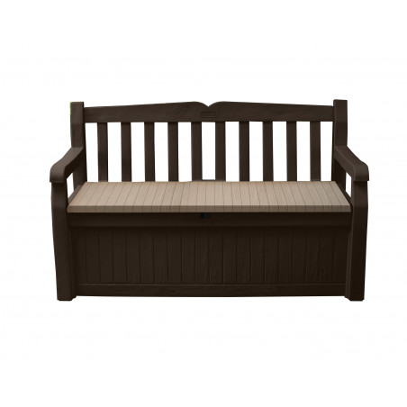 Cassapanca in Resina Eden Storage Bench Marrone Cm. 140X60X84H Keter