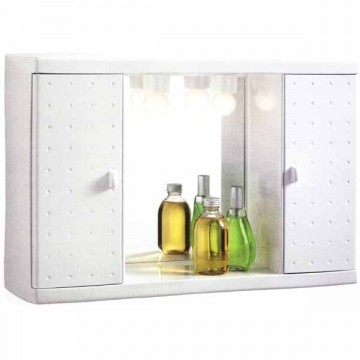 2A+1S Bathroom Cabinet with Lights 60X16 h 40 Mosaic