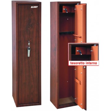 Blinky Armoire à 5 Pistolets Effet Bois 30X25X145H