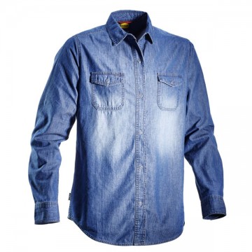 Camicia Blu L Shirt Denim Diadora