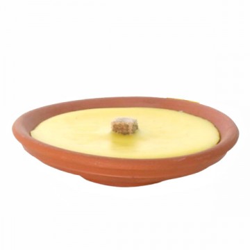 Terracotta citronella candle mm 110 Lapillus 09294