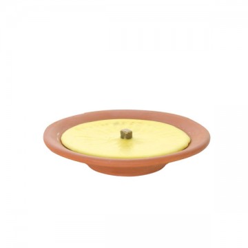 Candela Citronella Terracotta mm 145 Lapillo 05898