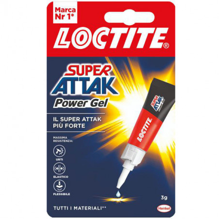 Colla Superattak Power Gel G 3 Loctite