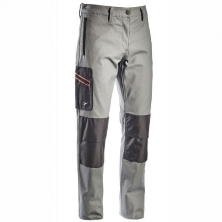 Pantalone Cotone Grigio Xl Stretch Iso Diadora