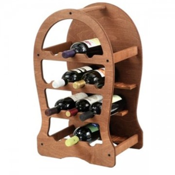 Cantinetta Legno 13 Posti Noce cm 37X26,5 h 62