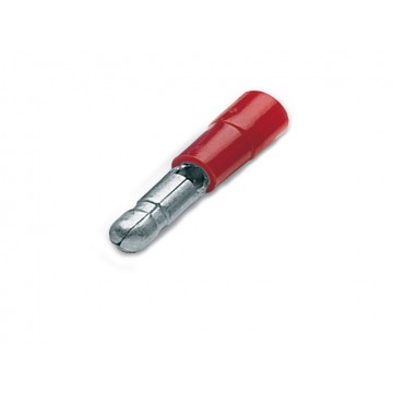 Red Screw Spade Terminals 4mm (100Pcs)