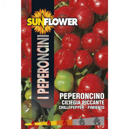 Sementi Peperoncino Ciliegia Sunflower