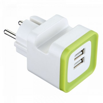 Caricabatterie 2 Usb Supporto Electraline