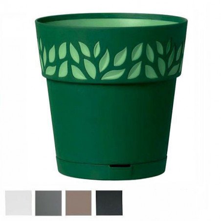 Vaso Cloe Tondo Ris.Acqua Terra 25 H 25 Stefanpl