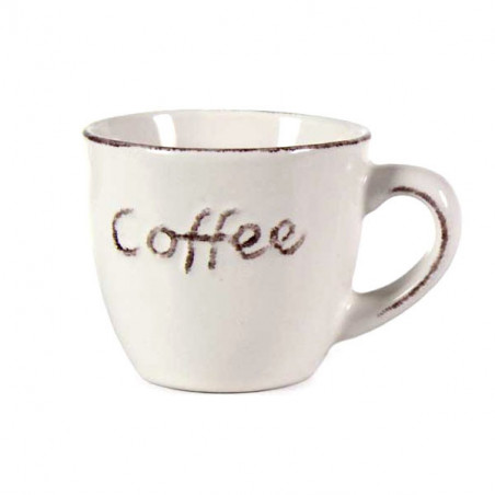 Tazza Caffe Ceramica Coffee Pz 6 Bellintavola