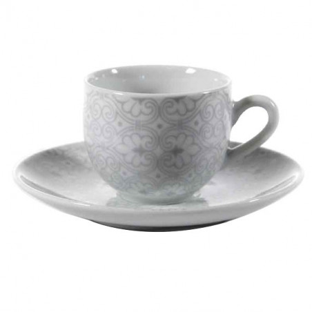 Tazza Caffe Porcellana Damasco Pz 6 Passionecasa