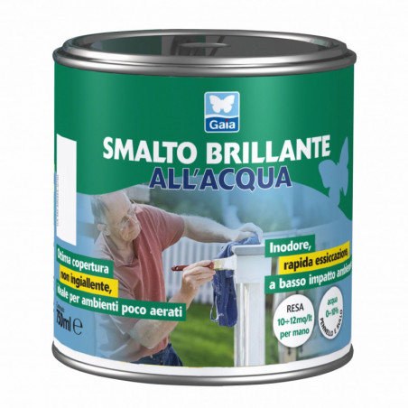 Smalto Acqua Brillante 0,750 Bianco Gaia