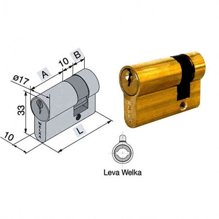 Cilindro Infilare 37-15-22 601.22.05.1 Welka