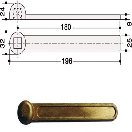 Braccio Chiudiporta 7100 Inf Ventola Ma0002 Mab