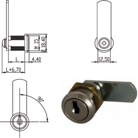 Cilindro Levetta Mm 16 162500 Omr