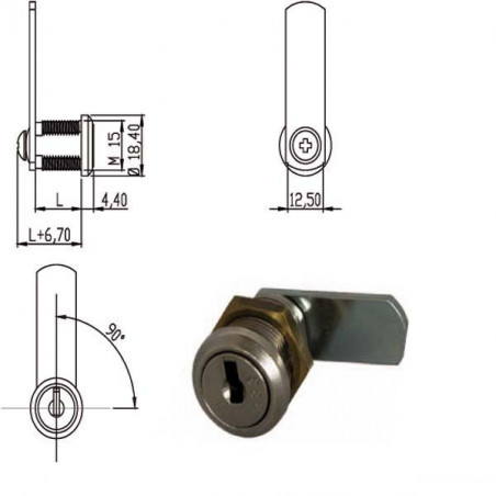 Cilindro Levetta Mm 30 163418 Omr