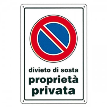 Sign No Parking P.P. 30X 45 Aluminum