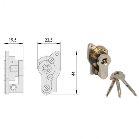 Cilindro Inf.Spillo 02400-10-0 Cisa