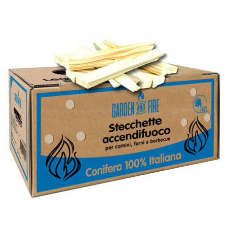 Legno Stecchette Accendifuoco Kg 2,5 Garden Fire