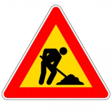 Road sign Work in Progress