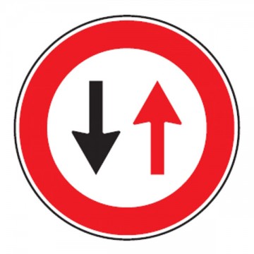 Panneau routier Signification Alt Céder