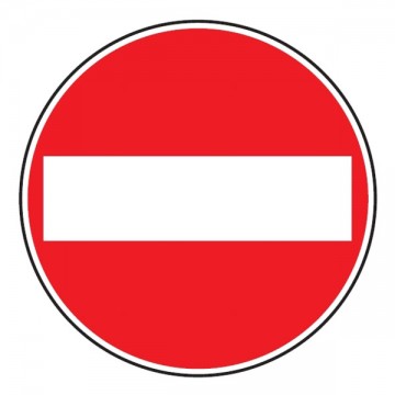 Road Sign Prohibited Sense