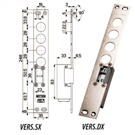 Ferrogliera Elettrica Dx I.28 94077 Mottura