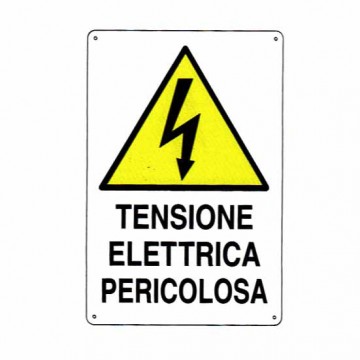 Electric Voltage Sign 20X 30 Aluminum