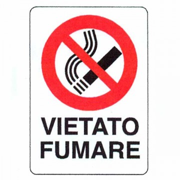 Sign No Smoking 48X 68 Plastic