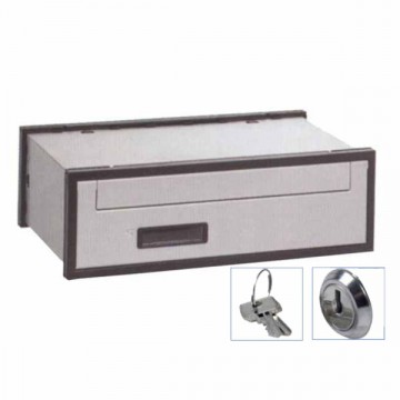 Horiz box All Silver Post 30-601 Silmec