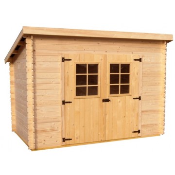 Forest cottage in solid timber 20 mm - 3.00X1.84 m