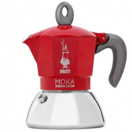 Caffettiera Moka Induction Rossa Tz 2 Bialetti