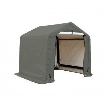 Casetta da giardino in telo rinforzato 1,83x1,83 m – polietilene 195 g/m² – con porta zip – verde da esterno – AT1818 Foresta