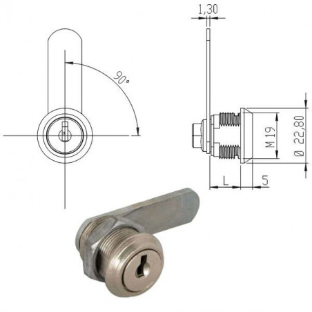 Cilindro Levetta Mm 16 165573 Omr