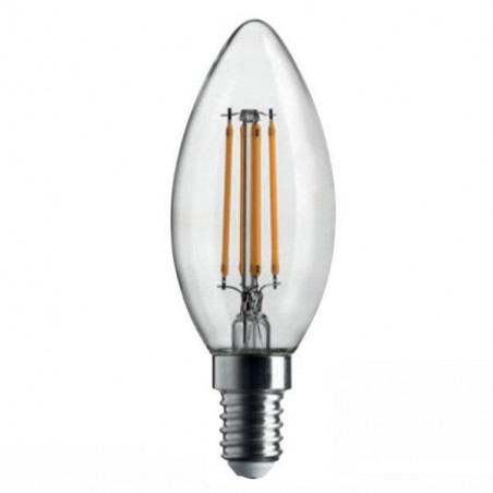 Lampada Led Stick Oliva E14 W 4 2700K Pz 3 Kai