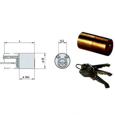 Cilindro App.Tondo 55 0G200-55-0 Cisa