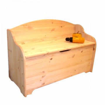 Wooden Chest with Backrest 100X41 h 67