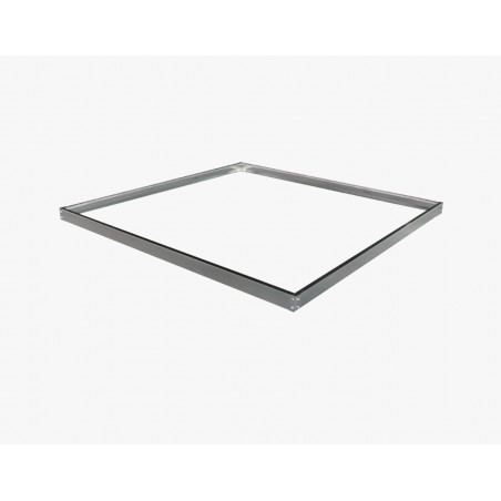 Serra in alluminio e policarbonato alveolare 3,7 mm 190x125 Colore Grigio
