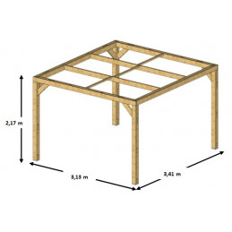 Pergola da giardino in...