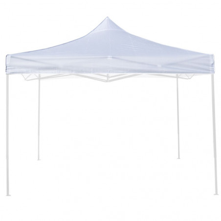 White Roof Cover 3X3 Waterproof for Resealable Gazebo Replacement